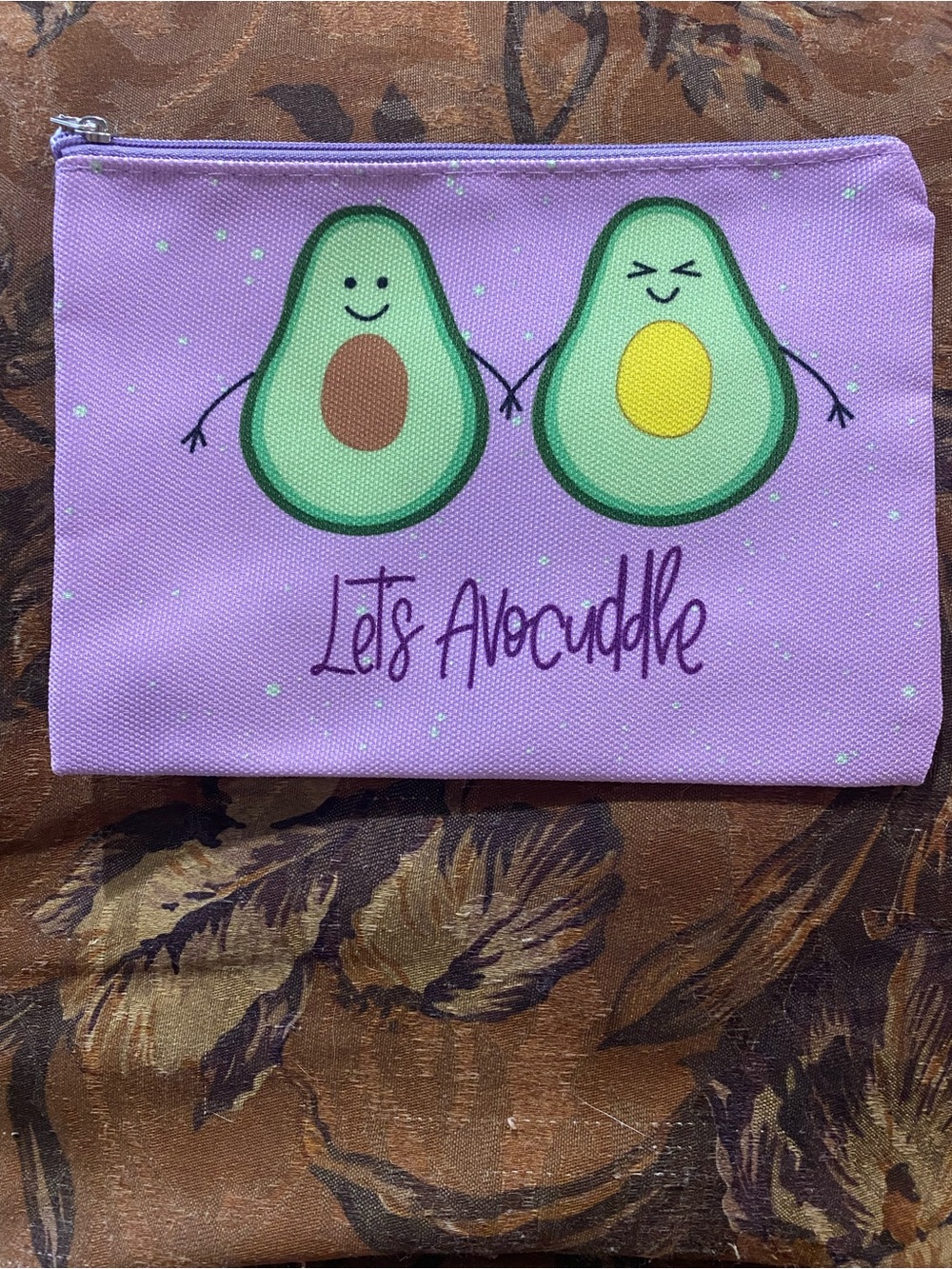 🌻5/$20🌻Let’s Avocuddle Make Up Bag